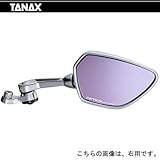 TANAX タナックス NAPOLEON ナポレオン： シャークミラー  左側用/10mm　正ネジ  (クロームメッキ) AOS-101-10L