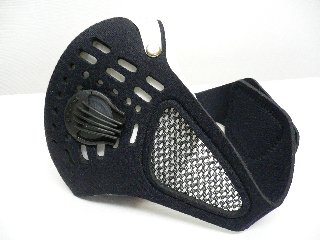 ＲＥＳＰＲＯ（レスプロ） スポーツタマスク 排気・花粉・アレルギー対策  スポーツフィルター付属 スポーツバルブ付属 ブラック Ｌサイズ