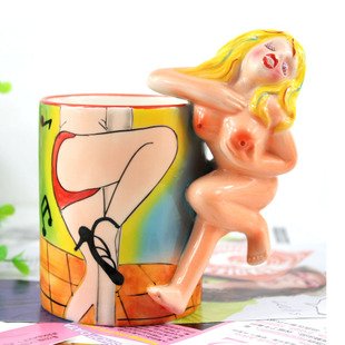 セラミックマグカップ セクシーギャルパラダイス (3.生足)