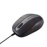 ELECOM 光学式マウス USB接続 EU RoHS指令準拠 簡易パッケージ ブラック M-M1URBK/RS