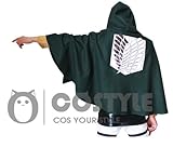 コスプレ衣装　進撃の巨人　調査兵団　リヴァイ/エルヴィン・スミス/アルミン  マント付