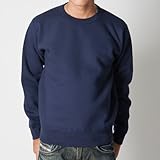 (ティーシャツドットエスティー)Tshirt.st 厚手 + 裏起毛で暖かい 無地でシンプルな マックスヘビー トレーナー 12.4oz ネイビー XL