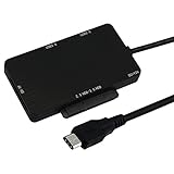 (セリ) Cyelee 小型TYPE-C　USB 3.1 to 2ポートUSB3.0 HUB+2.5/3.5SATA+SD/TFカードリーダー 2.5