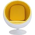ボールチェア エーロ・アールニオ デザイン ホワイト×イエロー　ballchair sofa ソファ　ソファー