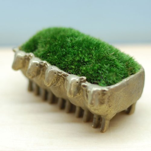 モダン盆栽 ひつじ （真鍮）