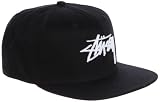 (ステューシー)STUSSY Stock Snapback Ballcap 13S131187 Black CAP