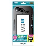 【Wii U】充電スタンド対応 シリコン もち肌カバー for Wii U GamePad ブラック