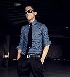 (フルールドリス)Fluer de lis デニム ダンガリー ブルー シャツ ワイシャツ Yシャツ アパレル メンズ ファッション 服 258-t1-0604
