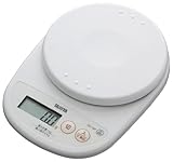 TANITA デジタルクッキングスケール 【0.5g単位の高精度】 ココナッツホワイト KD-189-WH