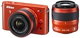 Nikon デジタル一眼カメラ Nikon 1 (ニコンワン) J2 ダブルズームキット オレンジ N1J2WZOR