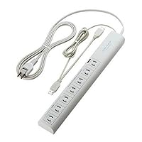 ELECOM USB電圧感知式PC連動タップ T-Y12USBA