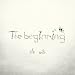 The beginning(DVD+豪華ブックレット写真集付)(初回生産限定盤)
