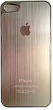 【セット販売　iphone5 ケース + 液晶保護フィルム】【メタル アルミ 金属質感 ケース 】人気商品 softbank au 兼用 アイフォン iphone iPhone5 iPhone5g ケース ブランド [brand case] 六色 (シルバー)