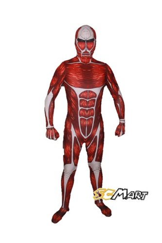 ☆新発売☆激似!!!進撃の巨人 超大型巨人 全身タイツ コスプレ 衣装 【高品質】