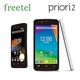 freetel SIMフリースマートフォン priori2 3G ( Android 4.4.2 / 4.5inch FWVGA / 標準SIM / microSIM / デュアルSIMスロット / 1GB / 8GB / ホワイト) フリーテル FT142A-Pr2-WH