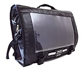 【HALOS】発電可能なメッセンジャーバッグ　防水　サイクリング　自転車通勤など汗をかいたときに着替えが収納できるガーメントタイプ　ソーラーパネル搭載　男性仕様の大きさ