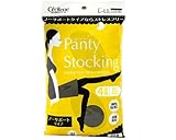 ノーサポートパンスト4足組 ブラック L-LL