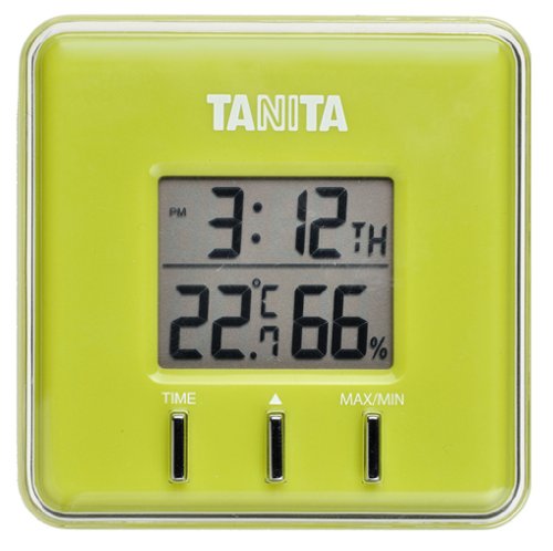 TANITA デジタル温湿度計 グリーン TT550-GR