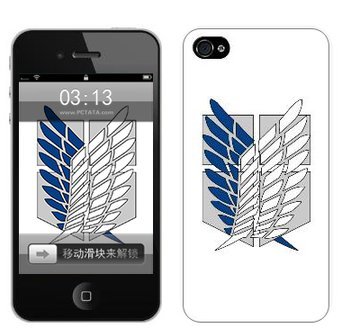 進撃の巨人 iphone4/4S ケース エレン リヴァイ ミカサ 調査兵団