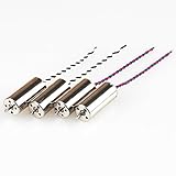 Cahaya Hubsan H107C H107D 用 空撮り ラジコン RC ヘリコプター モーター 20×8.5mm CW 時計回り CCW 反時計回り 4個セット