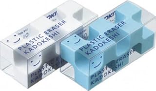 KOKUYO ケシ-U750-1 消しゴム<カドケシプチ>鉛筆用ブルー・ホワイト2色セット