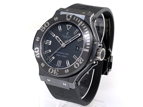 [ウブロ] HUBLOT 腕時計 ビッグバン キング アイスバン 322.CK.1140.RX ブラック メンズ [並行輸入品]