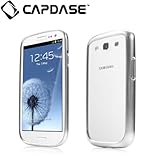 CAPDASE docomo SC-06D GALAXY S III Alumor Bumper Duo Frame, Silver / Silver アルマー・バンパー デュオ フレーム(クリスタル・クリアー液晶保護シート つき), シルバー／シルバー MBSGI9300-00SS
