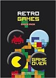 レトロゲーム《RETRO GAME》缶バッジ4個セット☆ファッション雑貨通販