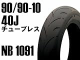 新品 バイク用タイヤ 90/90-10 40J T/L ライブディオ ジョグ セピアZZ等に！□