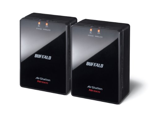 .BUFFALO ネットワーク対応家電用 ワイヤレスユニット スターターパック2個セット WLAE-AG300N/V2.