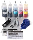 ELECOM 詰め替えインク キヤノン BCI-325 326対応 5色セット リセッター付 THC-MG5230RSET