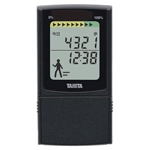 タニタ(TANITA) 3Dセンサー搭載歩数計 ブラック FB-729-BK