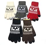 あったか スマホ 対応 手袋 フリーサイズ ウール ニット iPhone android ペアで プレゼントにも