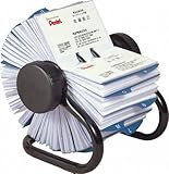 ローロデックス ローロデックス400 ブラックメタルフレーム、ロータリー式回転名刺入れ、スリーブ枚数200枚、インデックスタブ（50音44枚、アルファベット24枚、未記入10枚）付き IRBC400