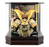 五月人形 端午の節句 五月 兜飾り 兜ケース飾り 六角翔寿1101 藤翁作 彫金兜 h265-fn-115-722