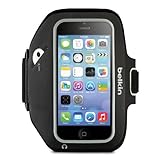 【国内正規代理店品】Belkin ベルキン iPhone5s/5c/5/iPod touch第5世代対応スポーツフィットPLUSアームバンド (ブラック・グレイ) F8W427B3C00