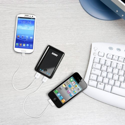 Anker Astro2 大容量モバイルバッテリー 8400mAh 5V/2A+1A 2USBポート同時充電 iPhone5 iPhone4S iPad iPod Android 各種スマホ Wi-Fiルータ等対応(日本語説明書付き)