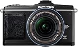 OLYMPUS マイクロ一眼 PEN E-P2 レンズキット ブラック E-P2LKIT-BLK