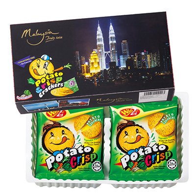 マレーシア ノンフライ ポテトチップス 3箱セット(マレーシア土産・海外土産）