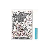 パイロット 17 コラボダイアリー1 佐藤明日香 A6 見開き1ヶ月ブロック カラー