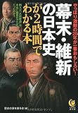幕末・維新の日本史が2時間でわかる本 (KAWADE夢文庫)