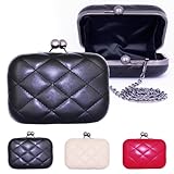 ［Pouch］がま口 キルティング チェーン ショルダーバッグ 斜めがけ ポーチ