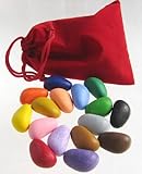 Crayon Rocks Sixteen Colors (In a Red Velvet Bag)