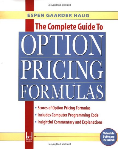 The Complete Guide to Option Pricing Formulas