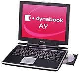 美品 中古ノートPC TOSHIBA dynabook A9/422CME(Cel2.2/RAM512/HDD20G/DVD)ウイルス対策ソフト付属