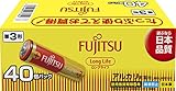 富士通 【Long Life】 アルカリ乾電池 単3形 1.5V 40個パック 日本製 LR6FL(40S)