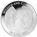 英国 ウィリアム王子ご成婚記念　５ポンドピエフォープラチナ貨　プルーフ (CG6T10001)