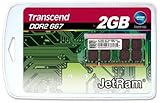 Transcend JetRam ノートPC用増設メモリ DDR2-667 2GB 永久保証 JM667QSU-2G