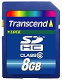 Transcend SDHCカード Class6 8GB TS8GSDHC6