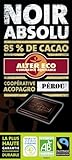 【有機JAS認定・フェアトレード認定】 アルテル エコ チョコレート ノワール アブソリュ 100g